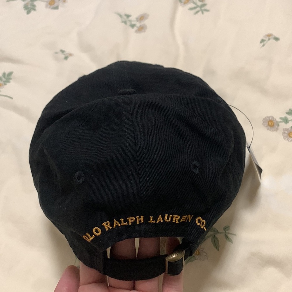 Ralph Lauren Black Polo Cap - Picture 3 of 3